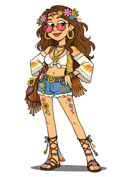 Young Hippie Girl